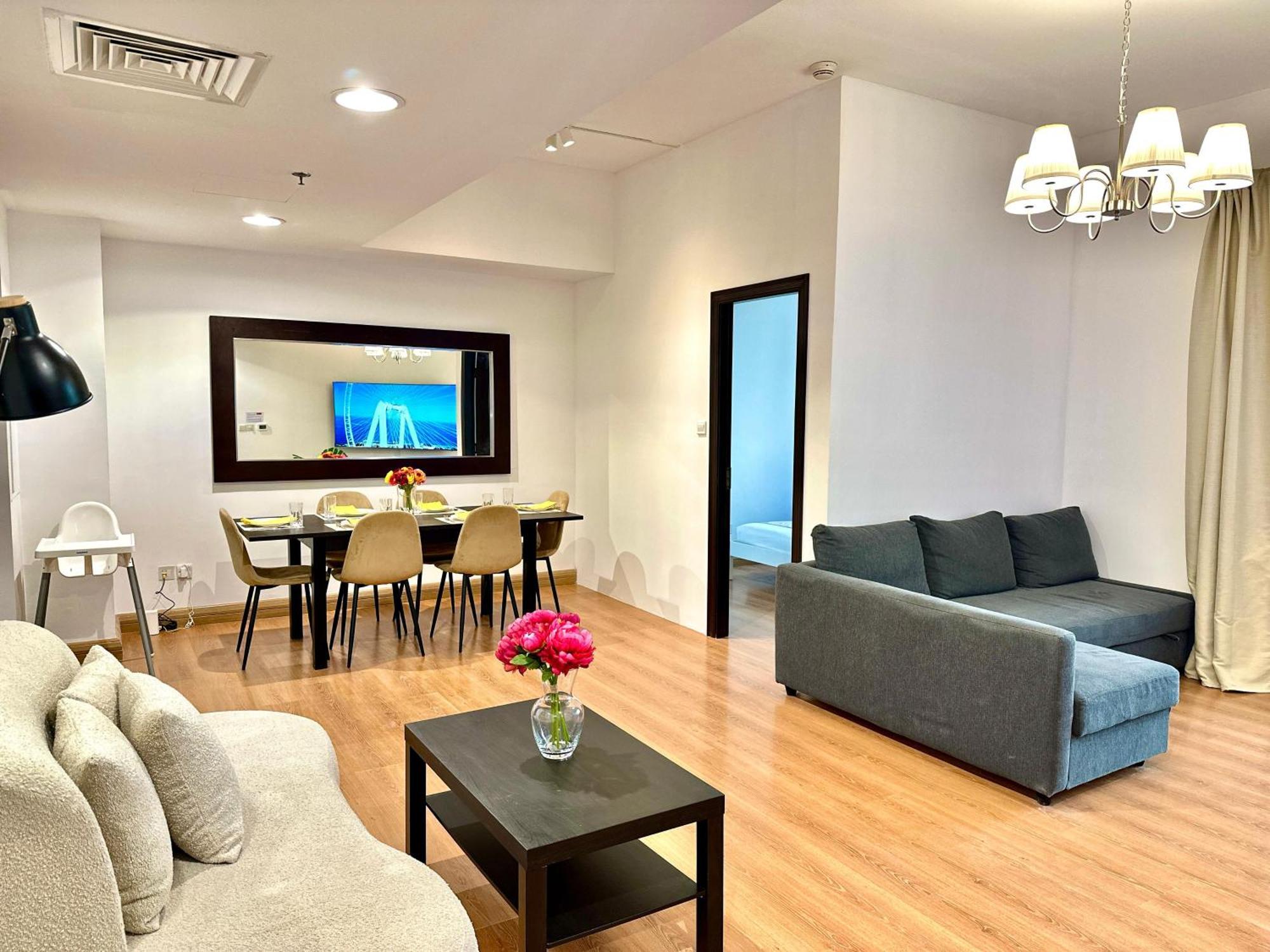 شقة Beautiful 2br & 4br On Jbr Beach, Walking Distance To Bluewaters Island - By Sunkissed Homes