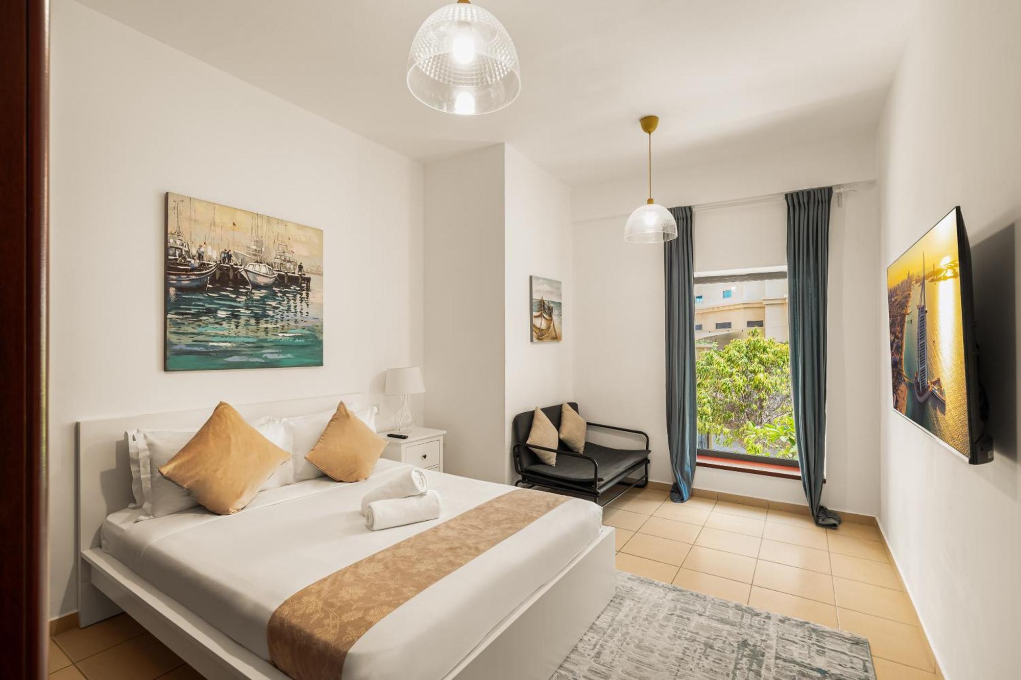شقة Beautiful 2br & 4br On Jbr Beach, Walking Distance To Bluewaters Island - By Sunkissed Homes