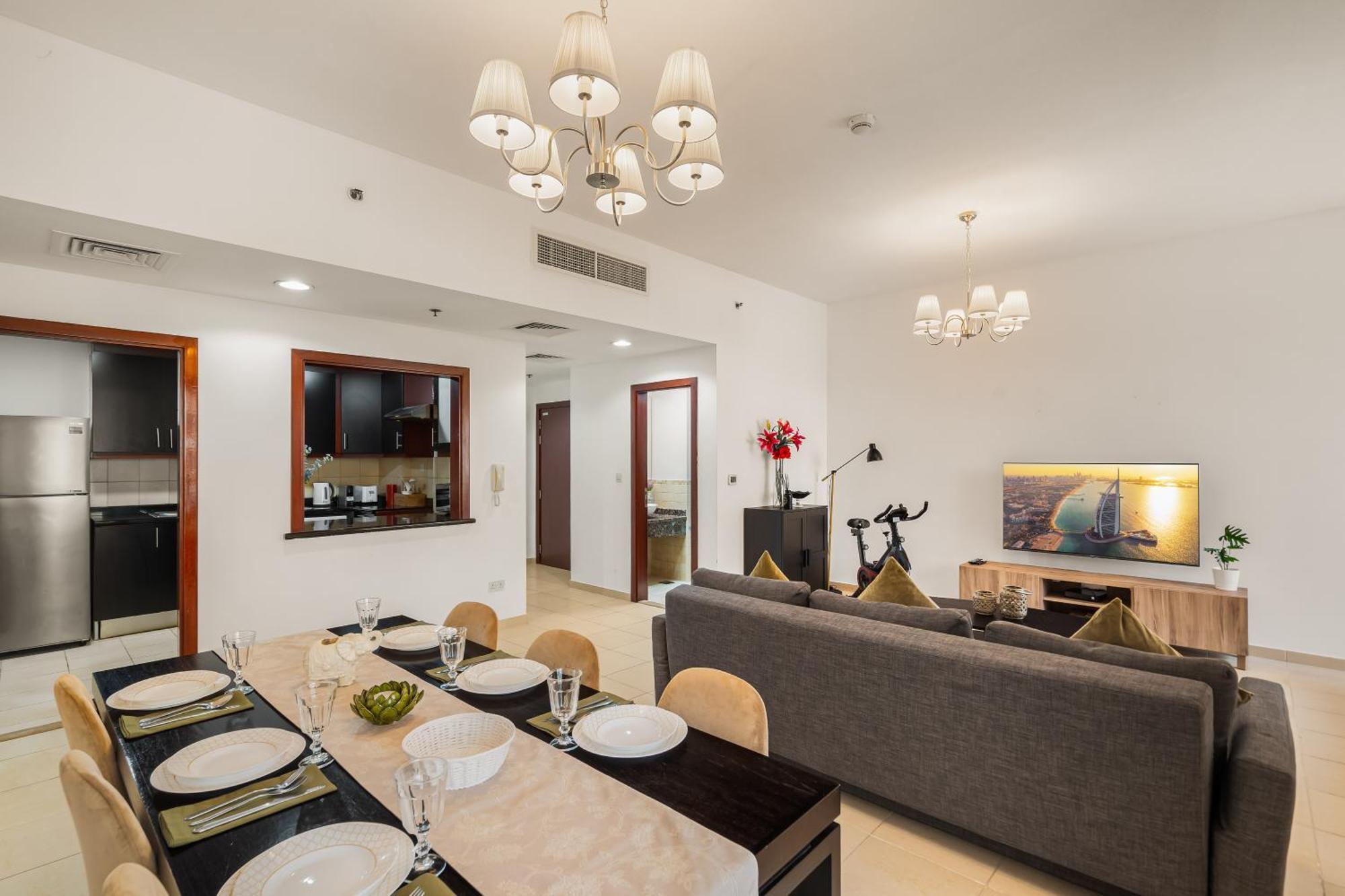 Beautiful 2br & 4br On Jbr Beach, Walking Distance To Bluewaters Island - By Sunkissed Homes Апартаменти Дубай